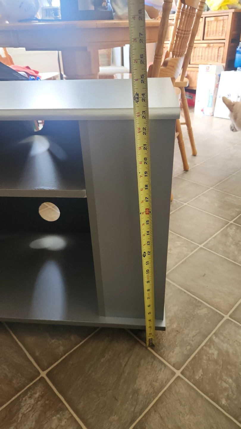 Grey Media Console Stand - photo 3