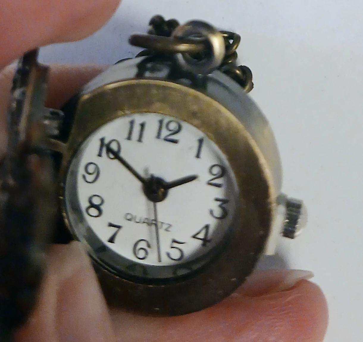 Butterfly Pendant Necklace with Quartz Watch - photo 5