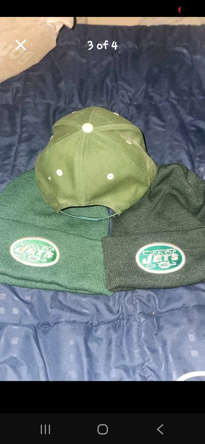 New York Jets Hat & Beanie  3 Piece Bundle Snapback Winter Hats - photo 2