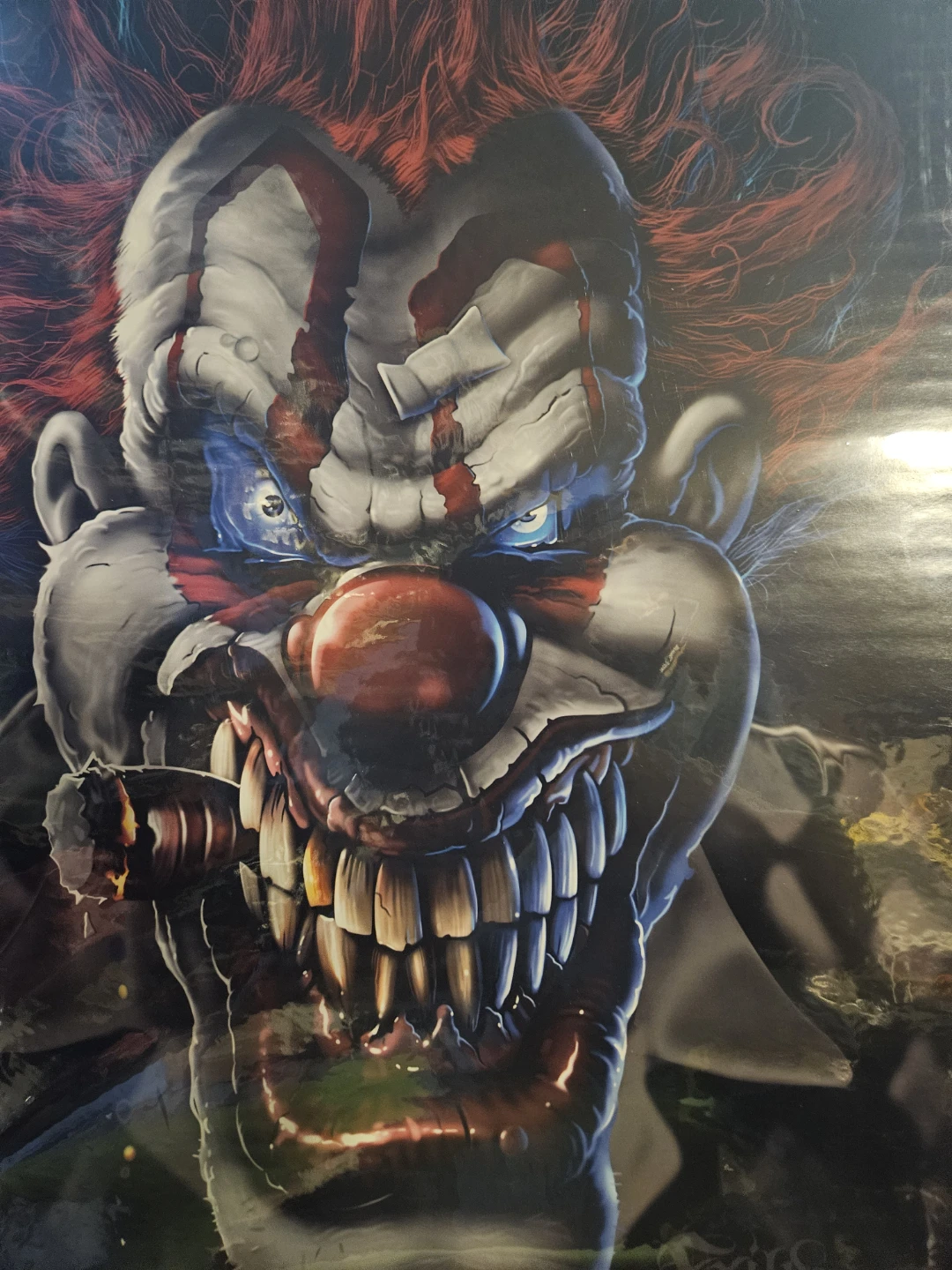 Scary Clown Print - photo 3