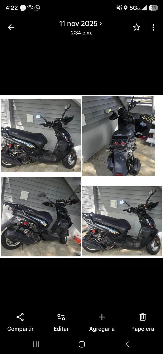 Black TROOOPER Scooter