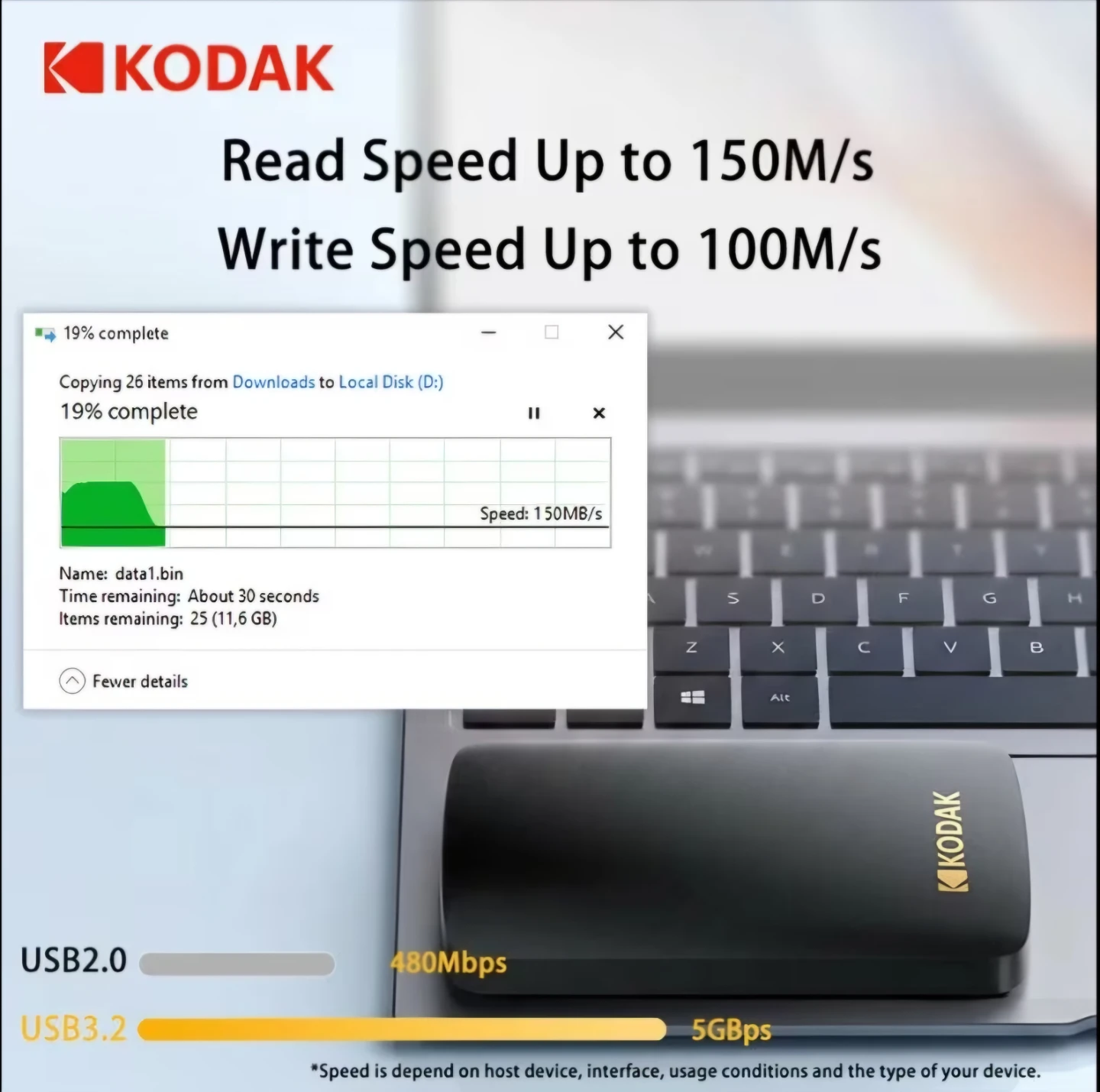 Brand new Kodak 500GB Portable External Hard Drive - photo 4