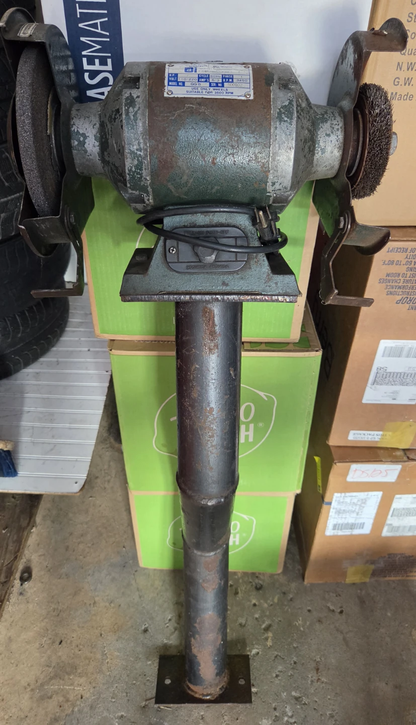 Astro International GG-8 Bench Grinder with Stand - photo 3