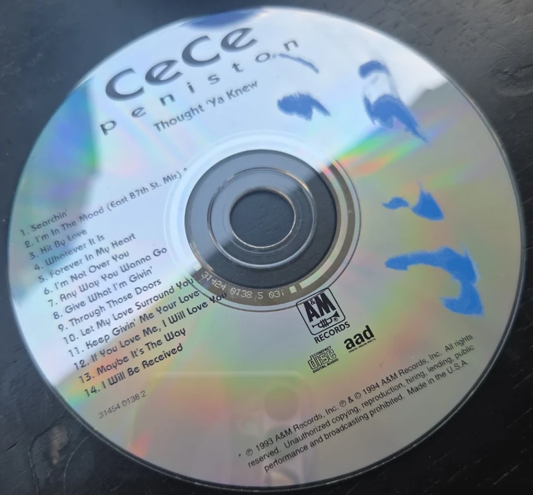 CeCe Peniston Thought Ya Knew CD - photo 5