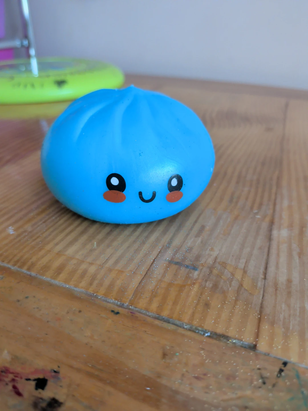 Blue Squishy Bun Toy