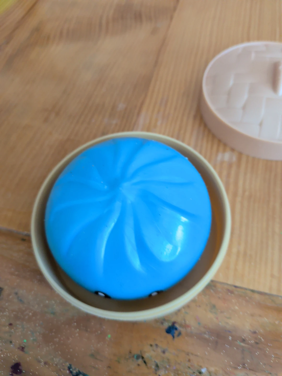Blue Squishy Bun Toy - photo 3