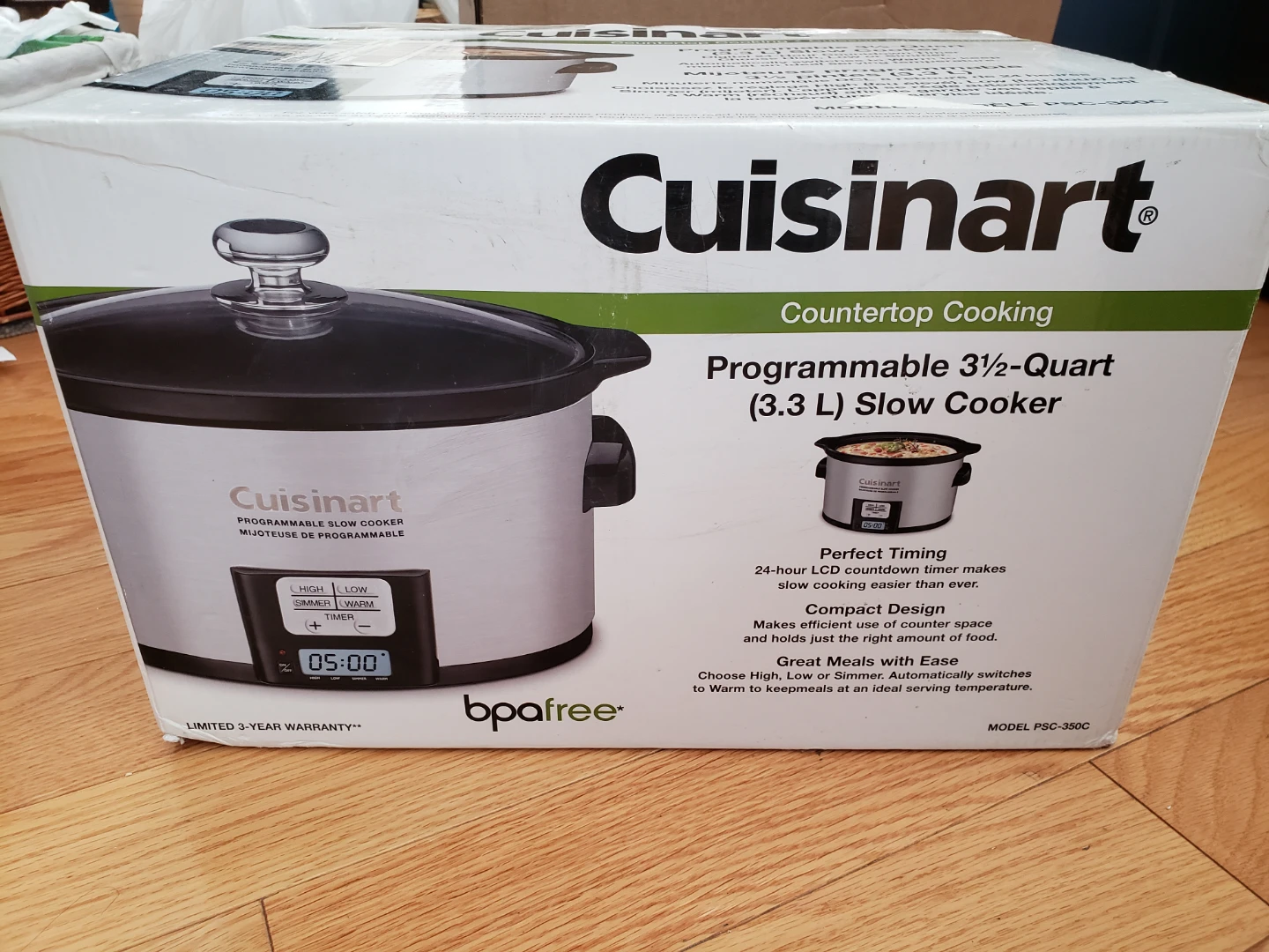 Cuisinart 3 1/2-Quart Programmable Slow Cooker