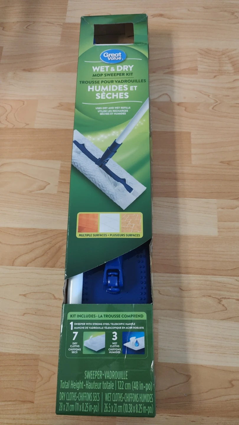 Great Value Wet & Dry Mop Sweeper Kit - photo 2