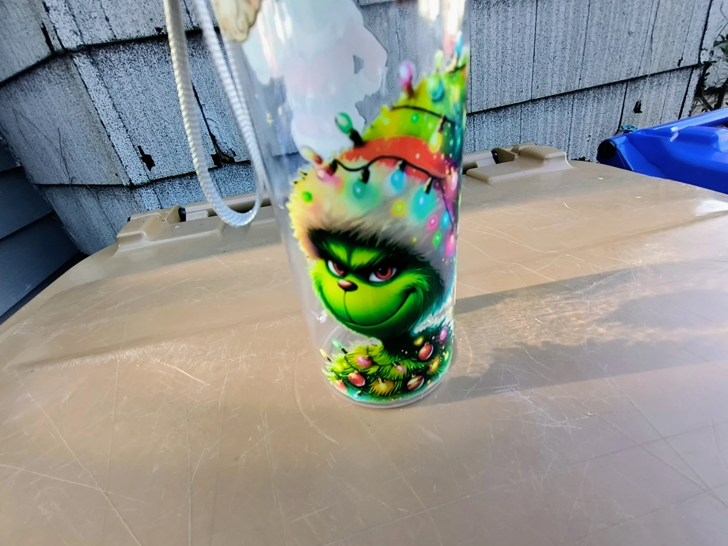 The Grinch Christmas Tumbler Water Bottle - photo 2