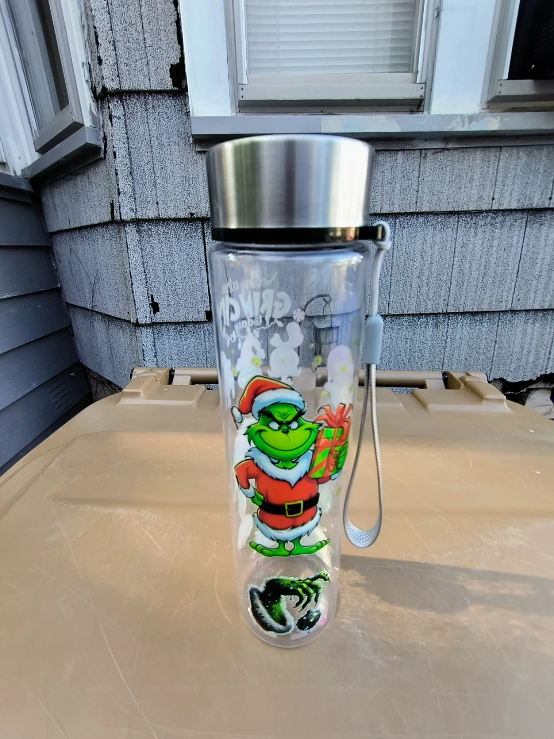 The Grinch Christmas Tumbler Water Bottle - photo 4