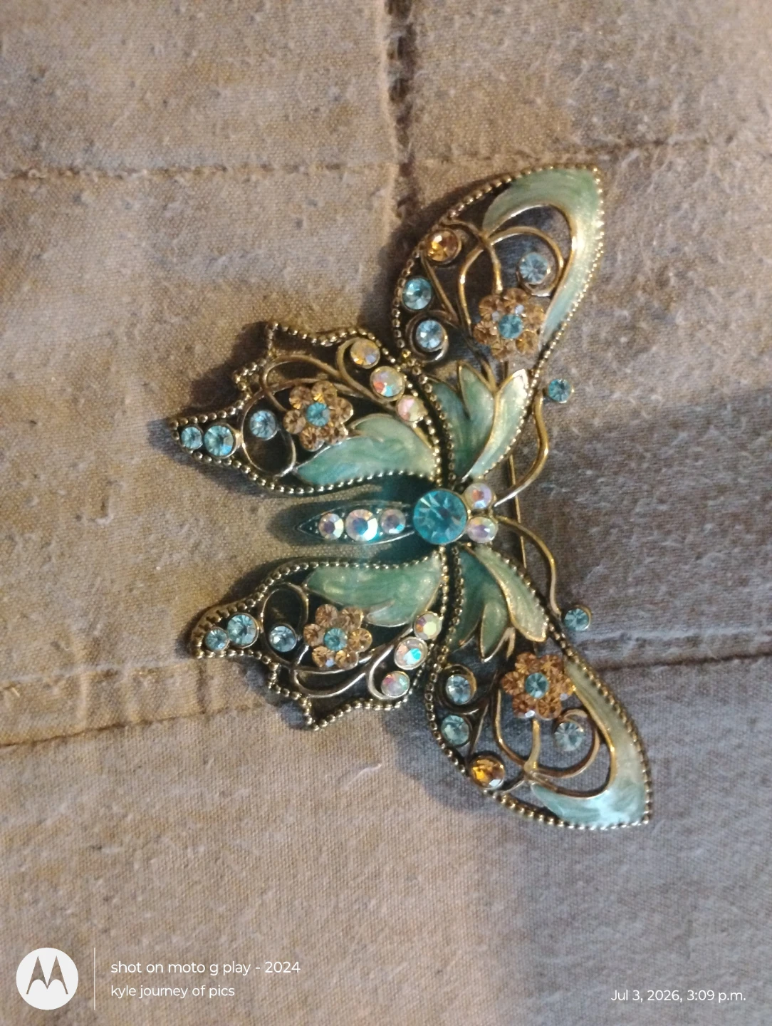 Vintage Avon Butterfly Brooch