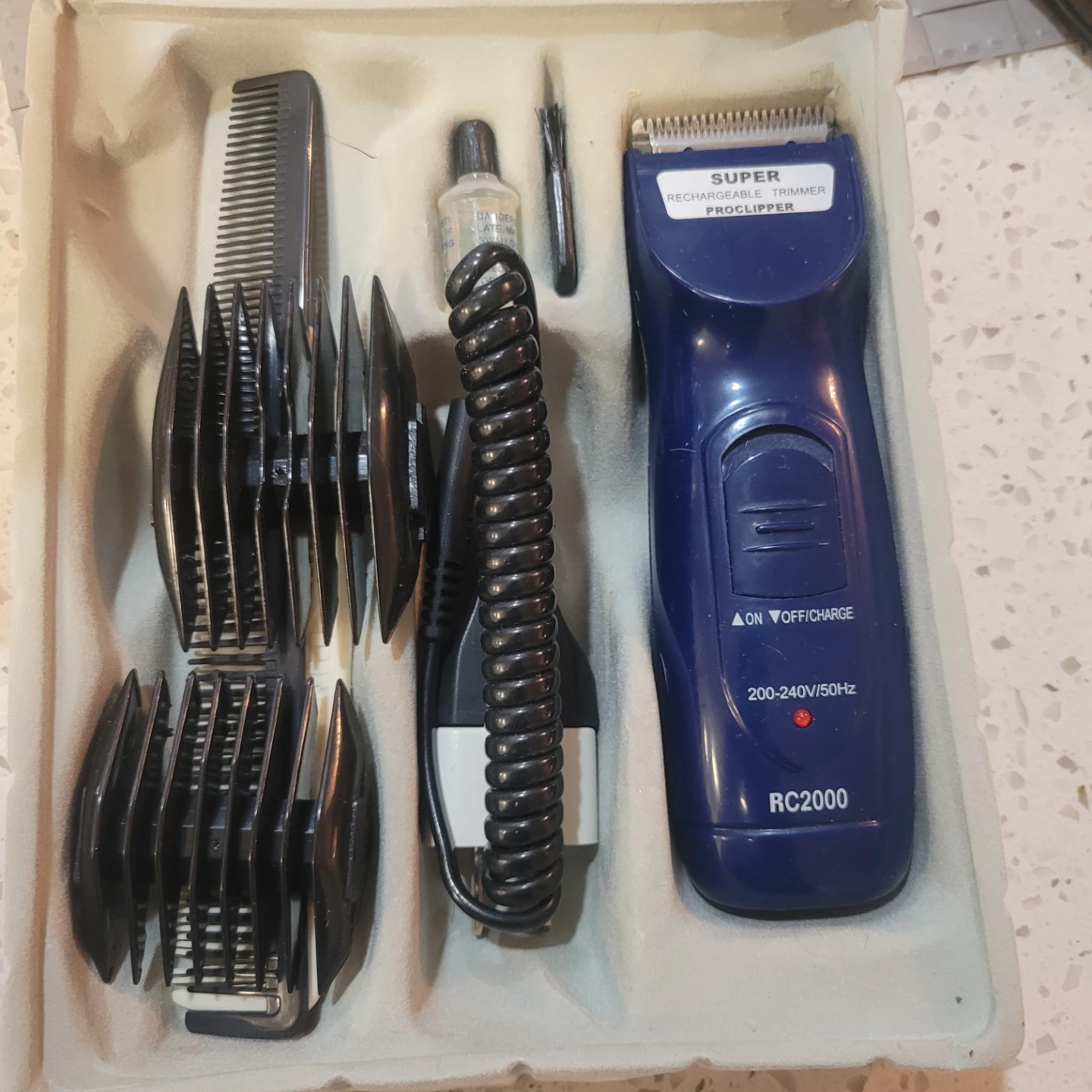 Proclipper RC-2000 Series Rechargeable Hair Trimmer