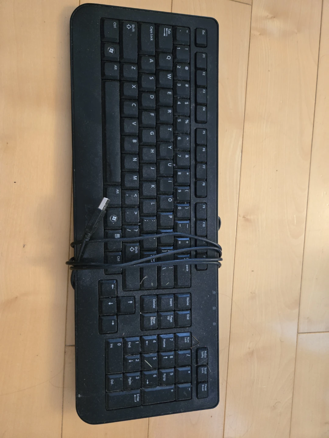 Black Wired Computer Keyboard