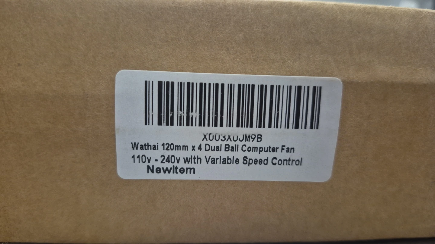 Wathai 120mm x 4 Dual Ball Computer Fan - photo 4