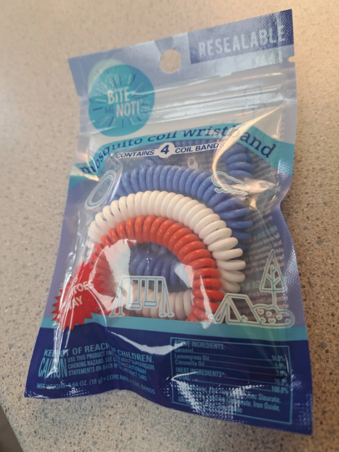 NEW 4 Pack Mosquito Coils / Bands * Keeps Mosquitos Away