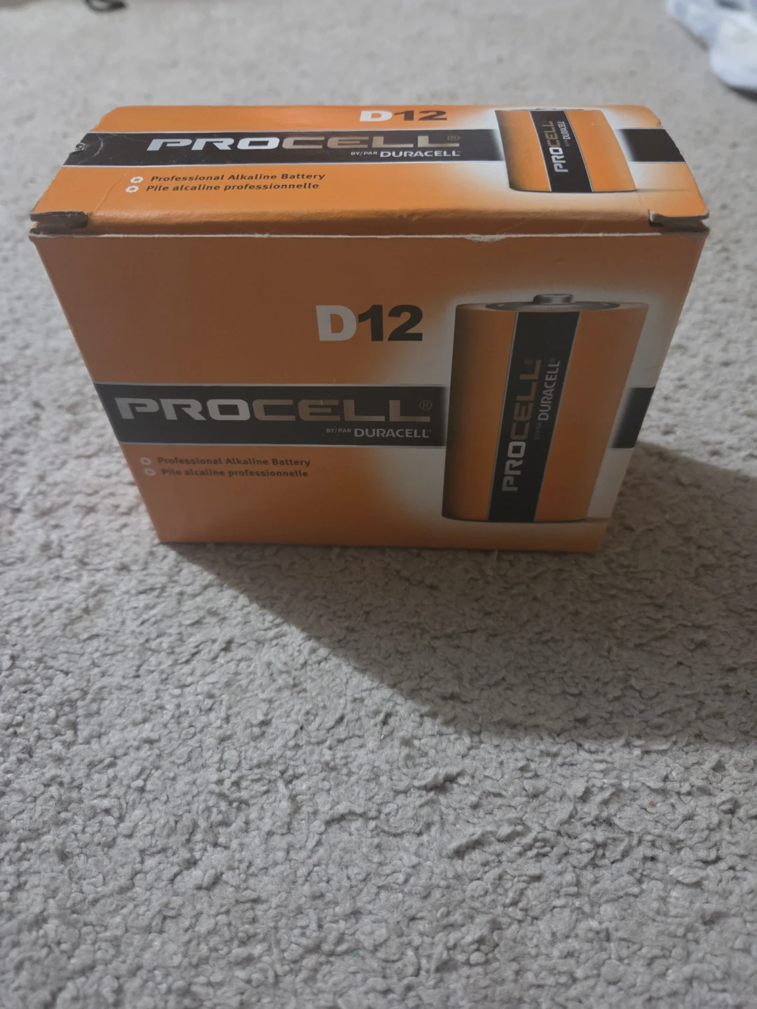 9 Duracell Procell Professional Alkaline D-Cell Batteries