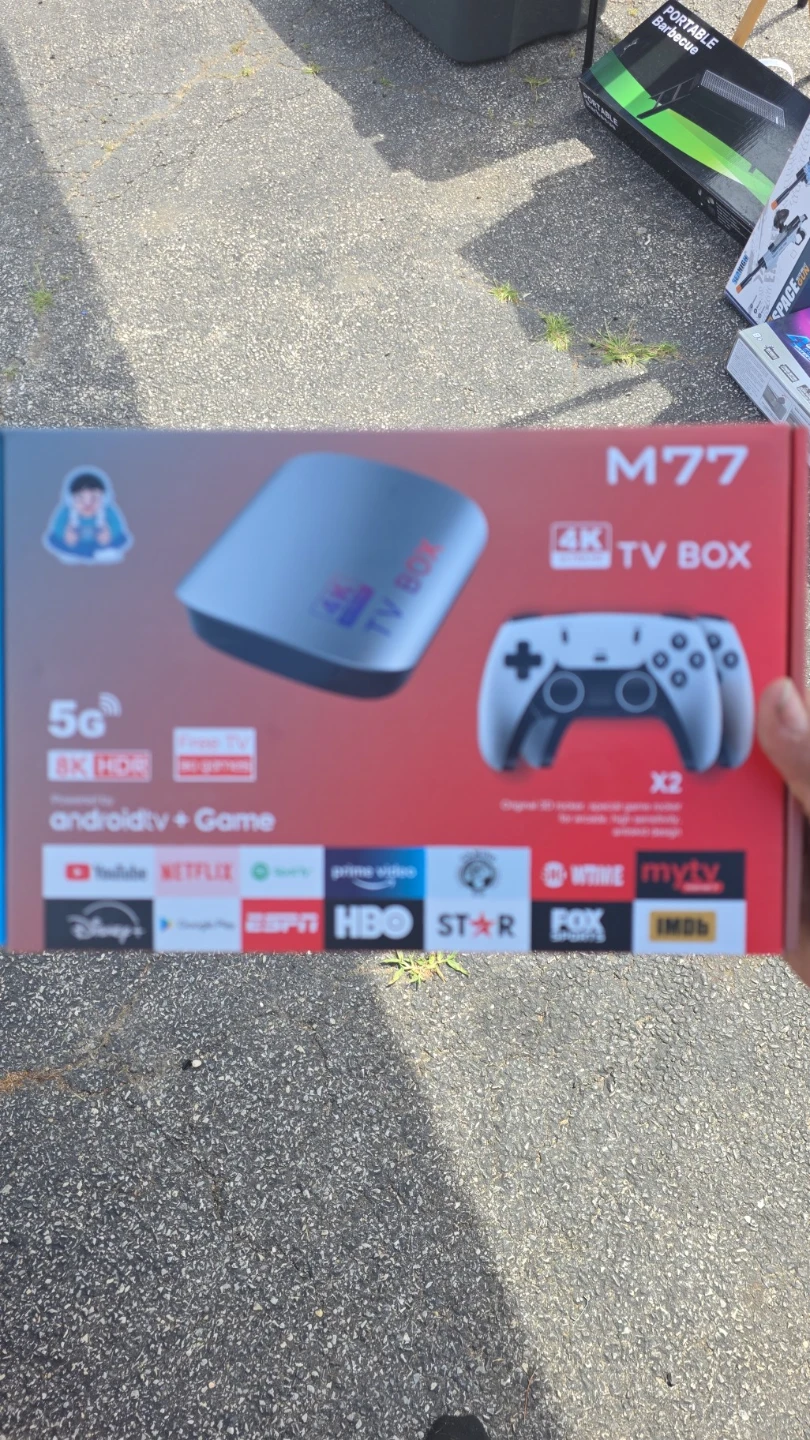 M77 4K Android TV Box