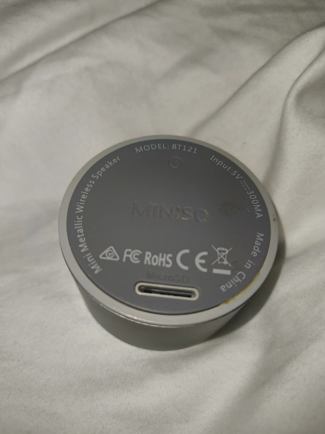 MINISO Mini Metallic Wireless Speaker BT121 - photo 2