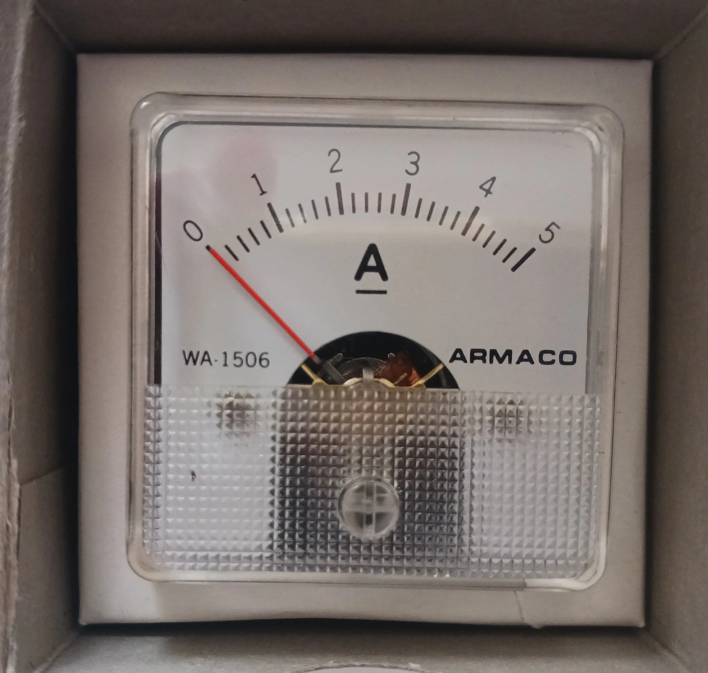 ARMACO   Analog DC Ammeter 0 to 5A - photo 2