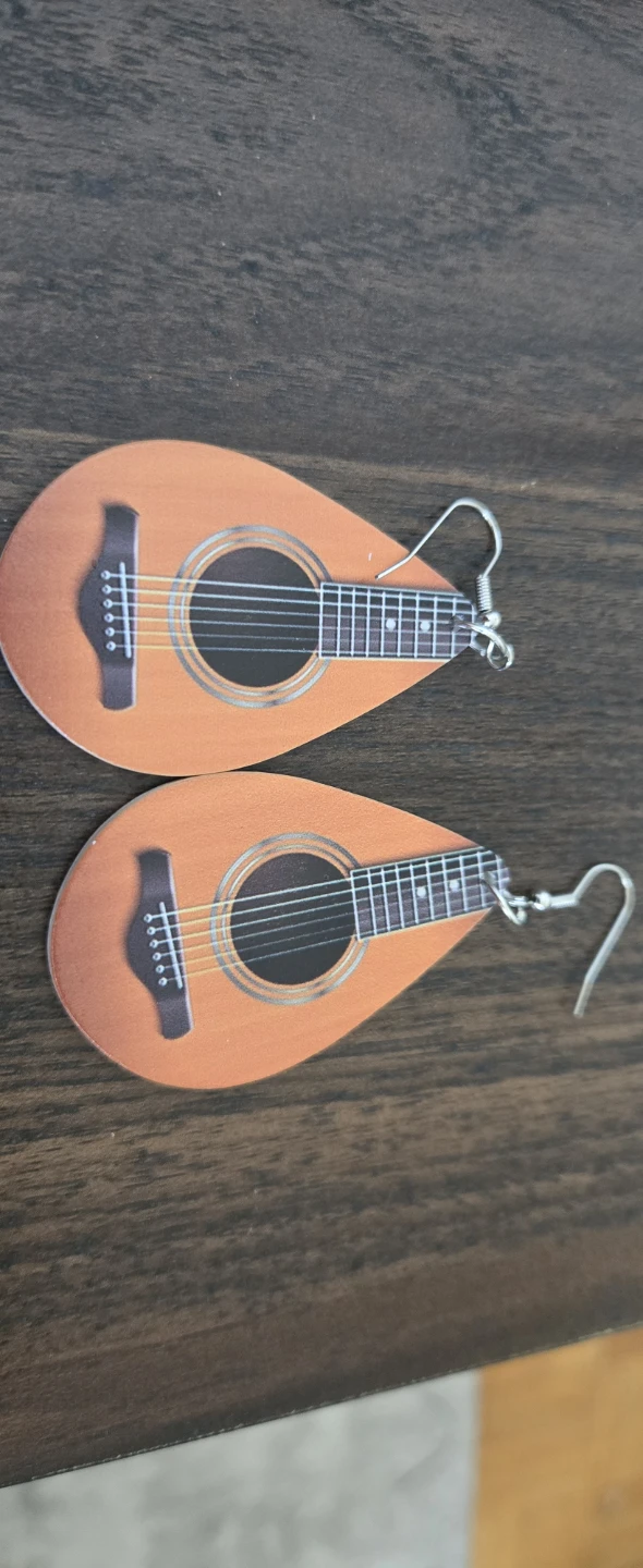 Guitar-shaped Earrings