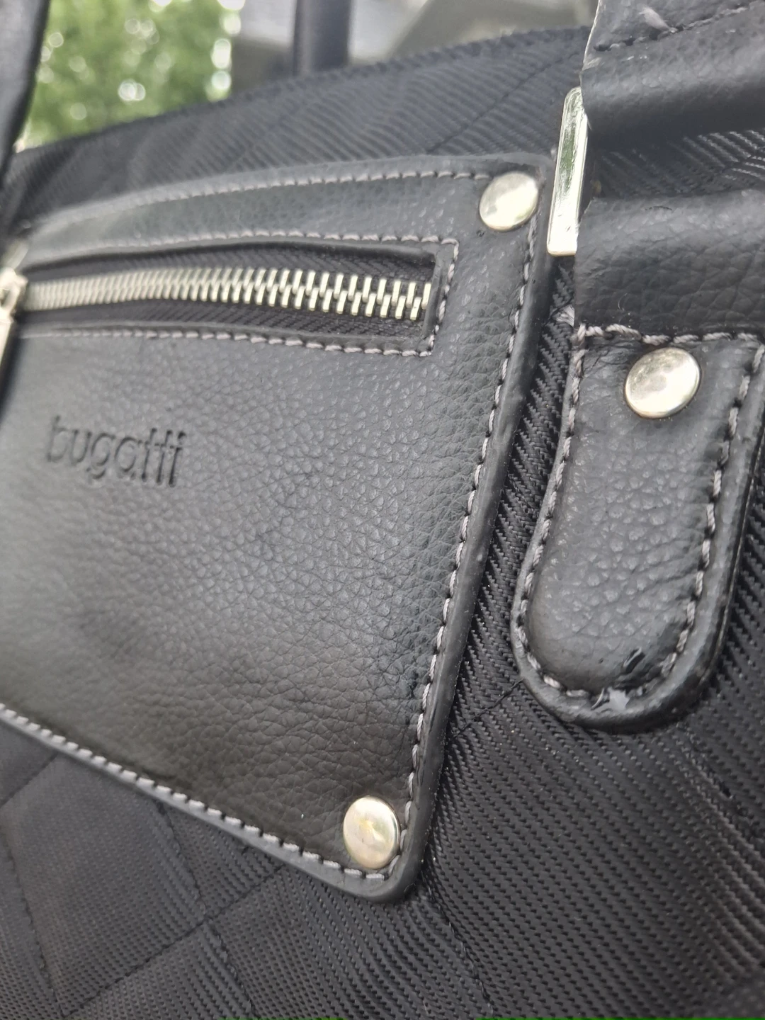 Bugatti Black Quilted Tote Bag - photo 4