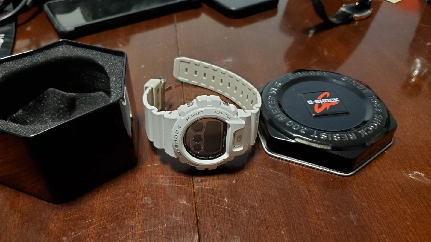 Casio G-Shock DW-6900 Watch - White