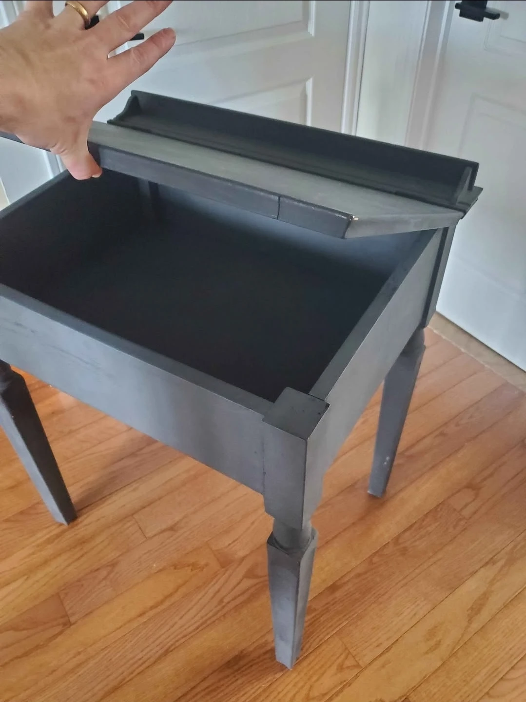 Grey Side Table desk
