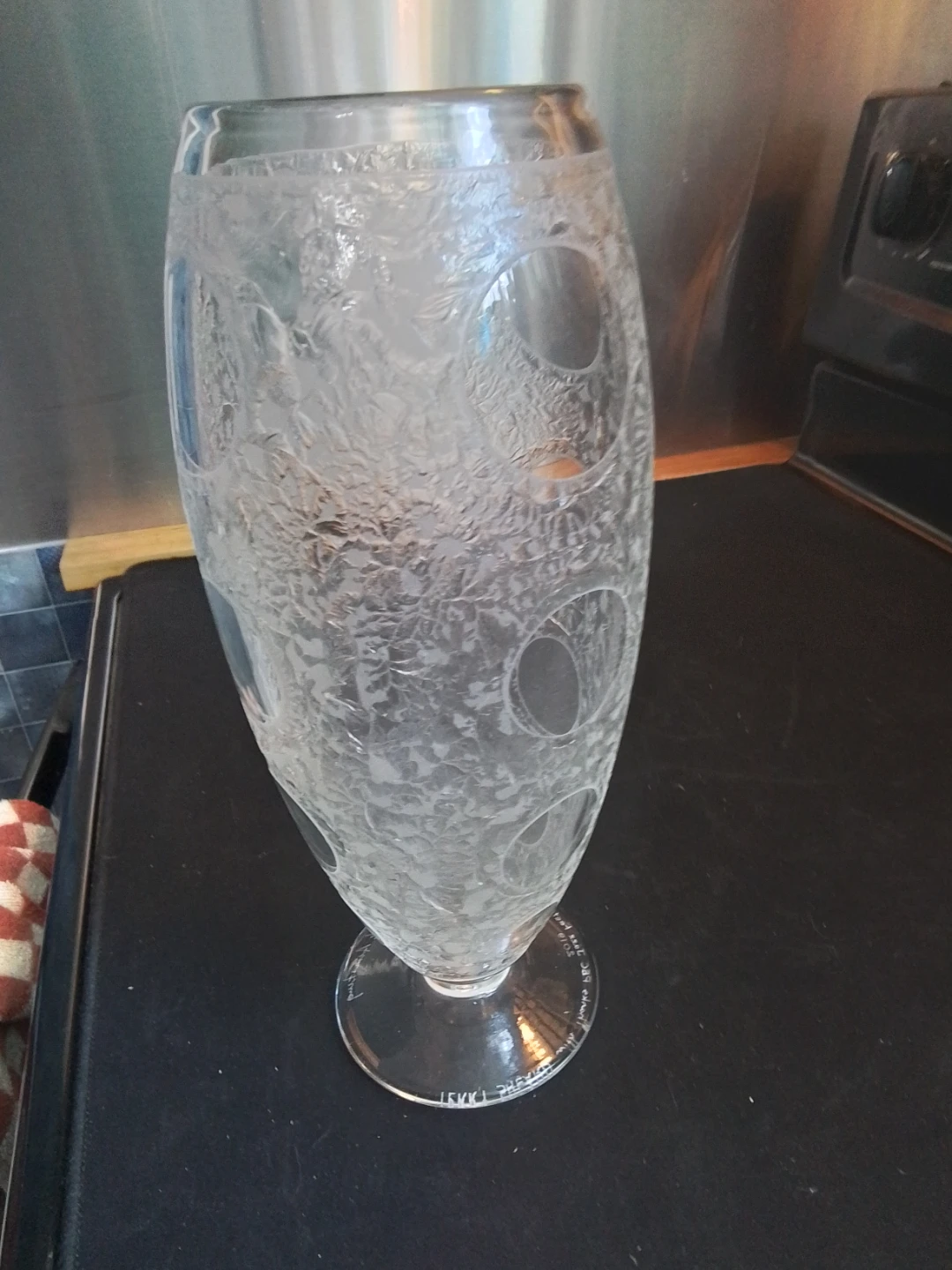 Large Mark Armstrong Studio Art Glass Vase - photo 2