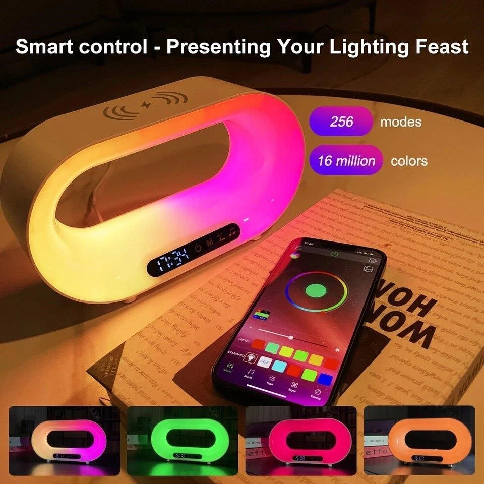 Sunrise Alarm Clock with Wireless Charger - photo 2