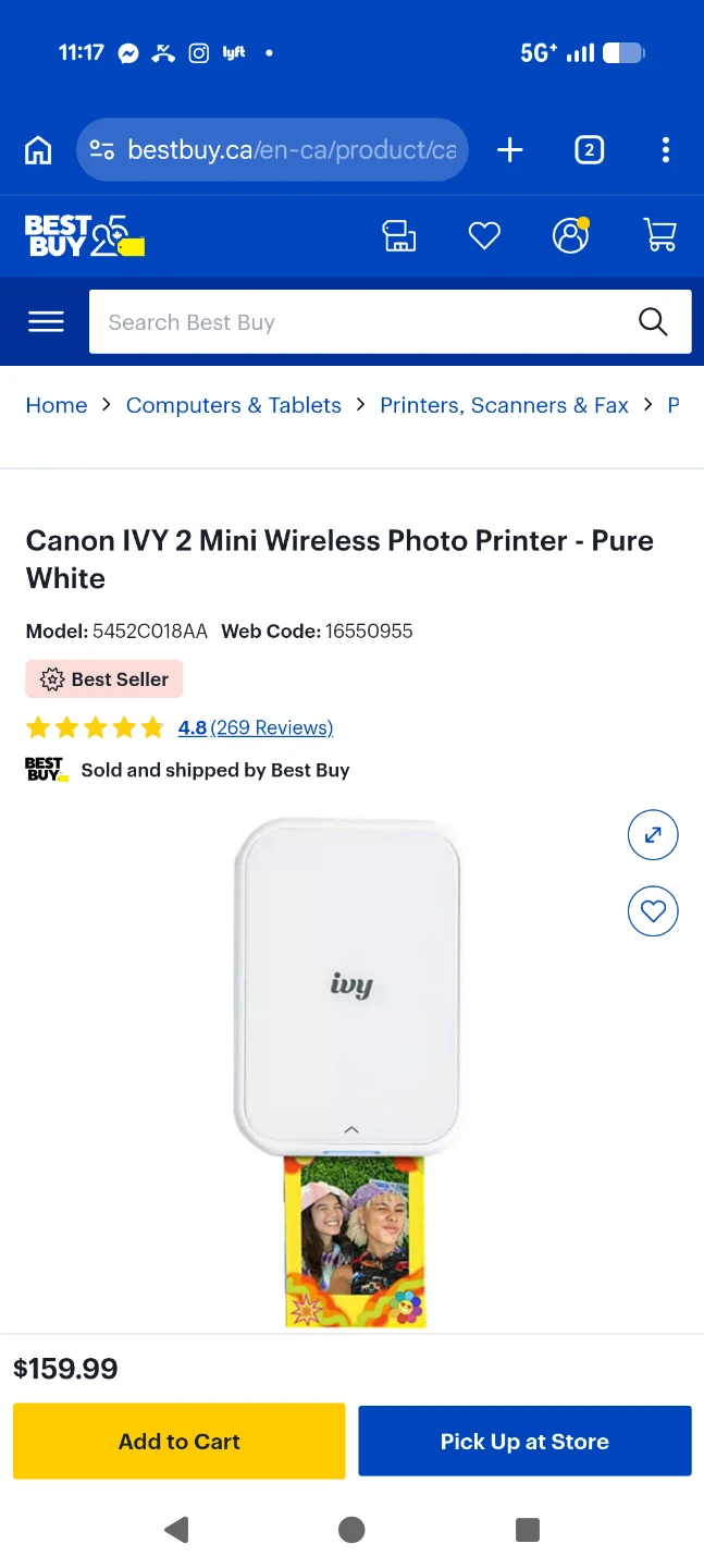 Canon IVY Photo Printer - Need to be gone - Price negotiable