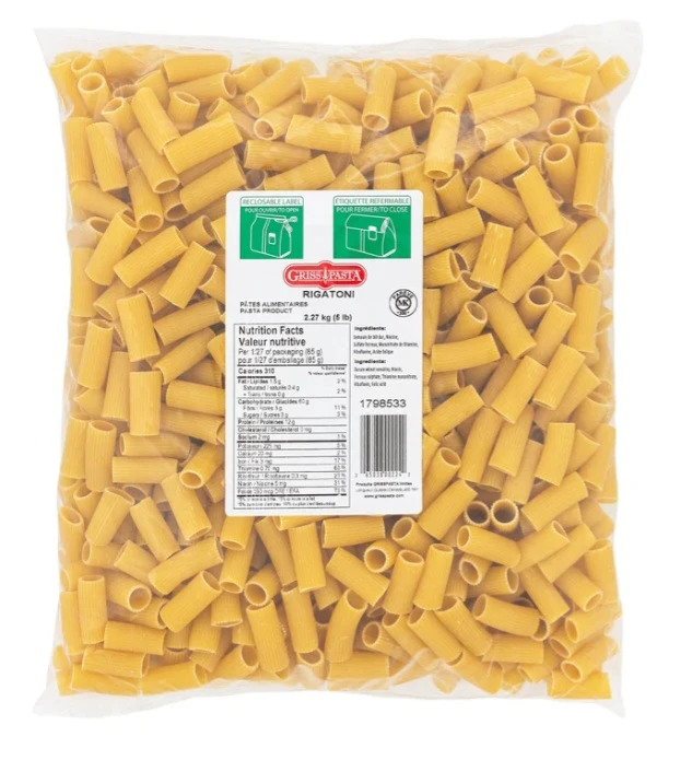 Griss Pasta Rigatoni 2.27 kg (5 lb)