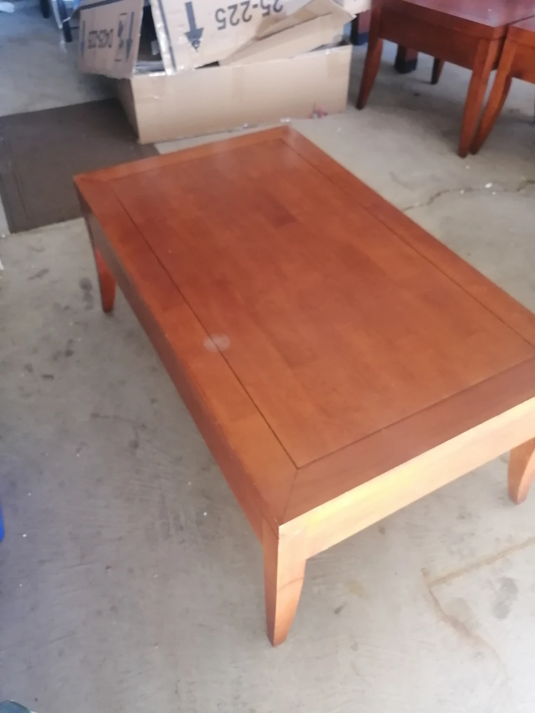 Wooden Coffee Table and End Tables Set - photo 2