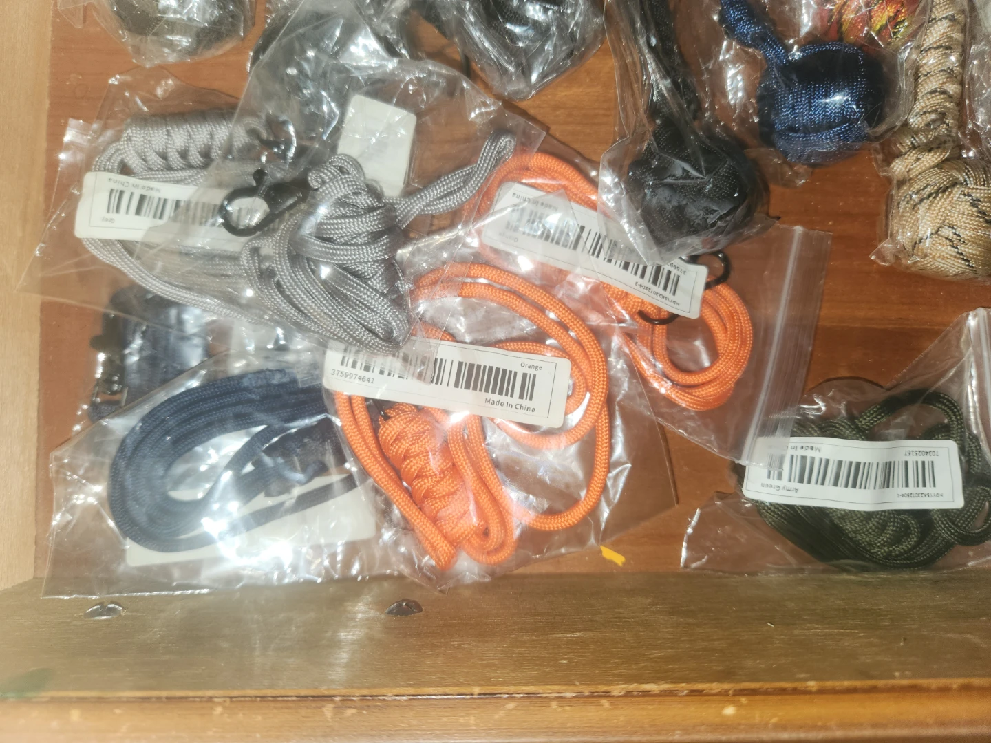 Various Paracord Lanyards