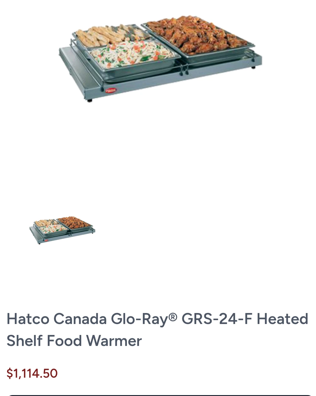 Heated Shelf Food Warmer - photo 3