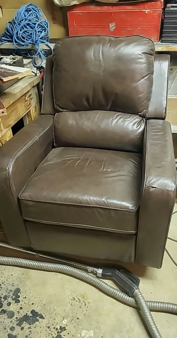 Brown Leather Recliner Chair