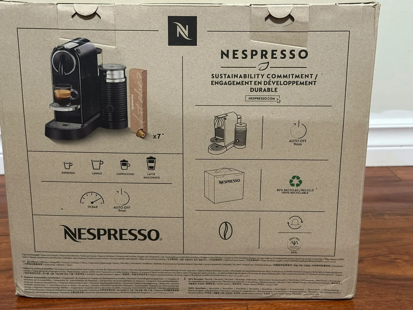 NEW Nespresso Citiz + Nespresso Aeroccino milk frother - photo 3
