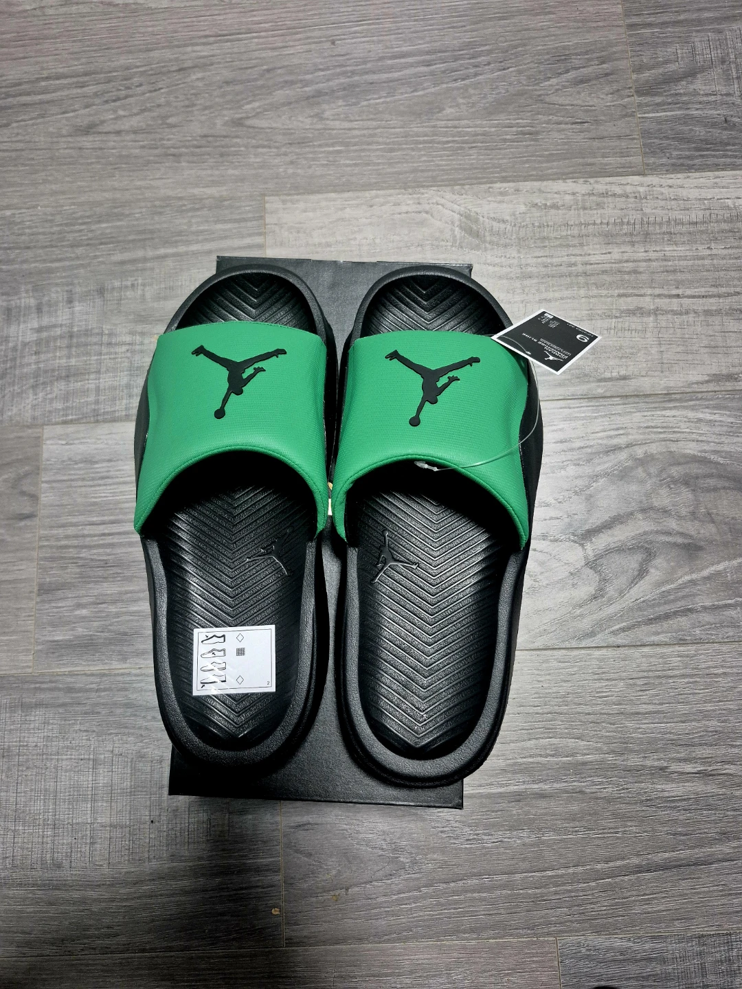 Jordan Franchise Slide Sandals Green/Black Size 9