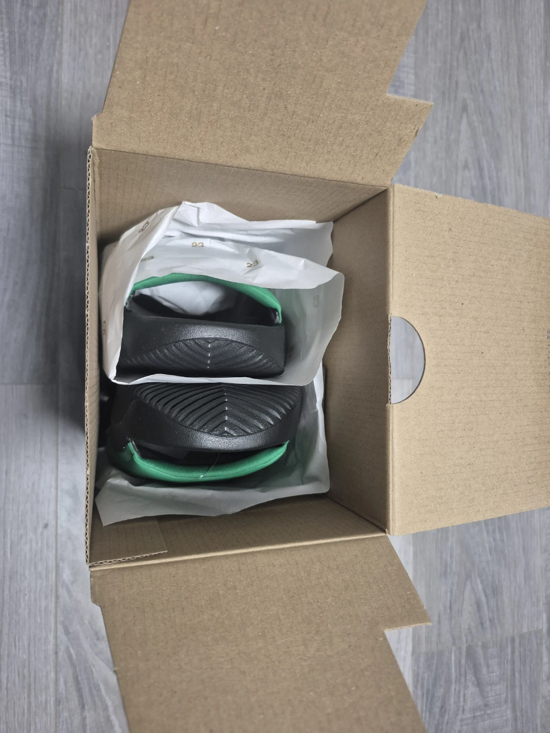 Jordan Franchise Slide Sandals Green/Black Size 9 - photo 4