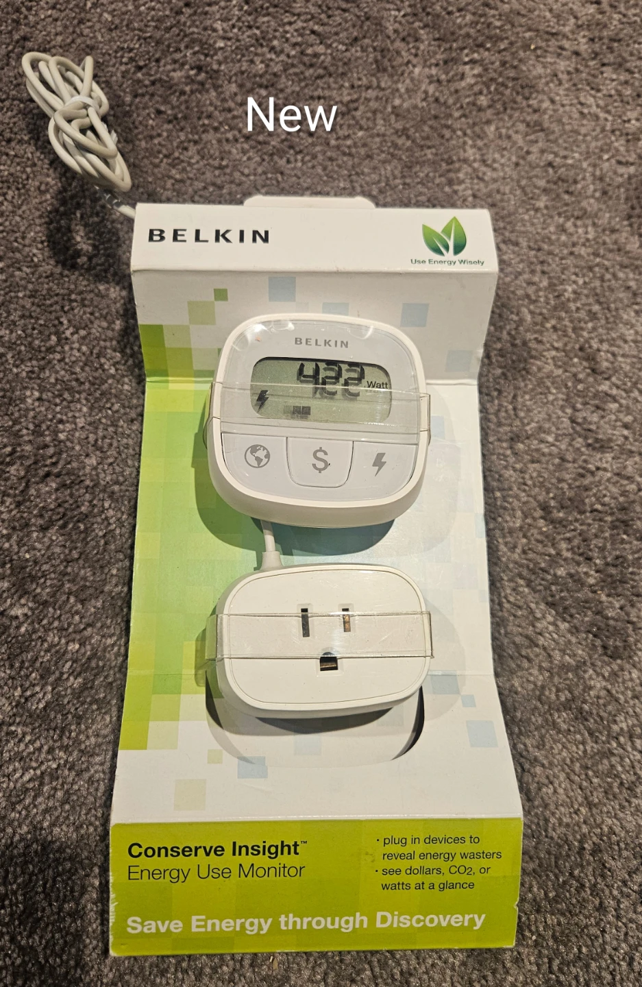 NEW! Belkin Conserve Insight Energy Use Monitor