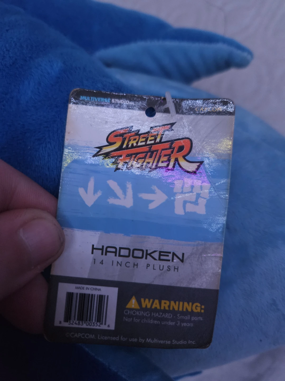 Street Fighter Hadoken 14 Inch Plush - photo 2