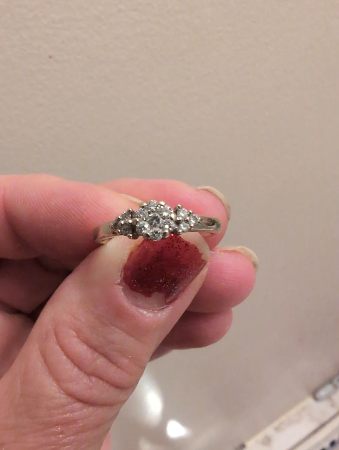 Diamond engagement ring
