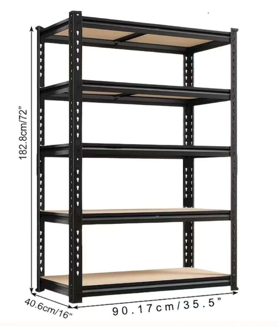 5-Tier Heavy Duty Shelving Unit - photo 4
