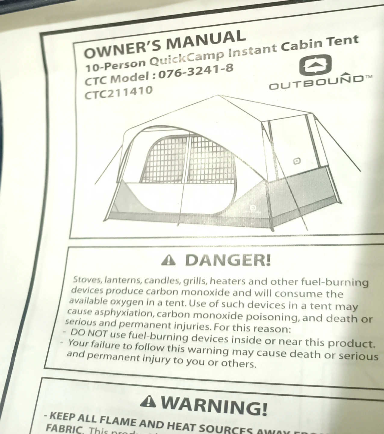 Outbound QuickCamp 10-Person Cabin Tent - photo 3