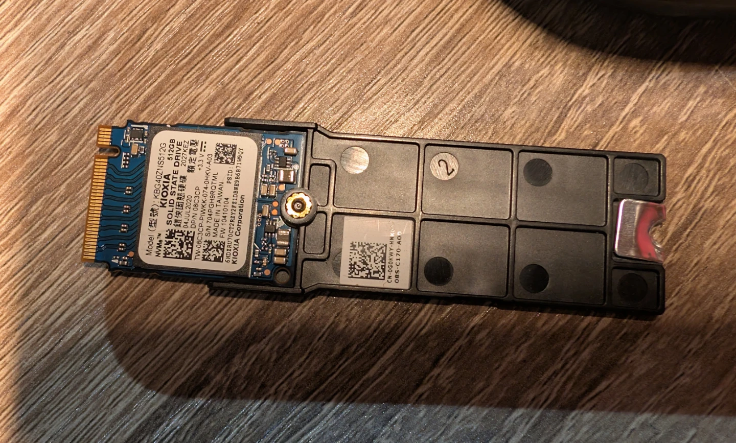 Kioxia 512GB NVMe Solid State Drive