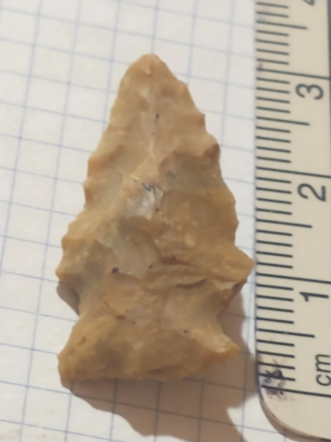 Stone Arrowhead #2 - 1" long - photo 5
