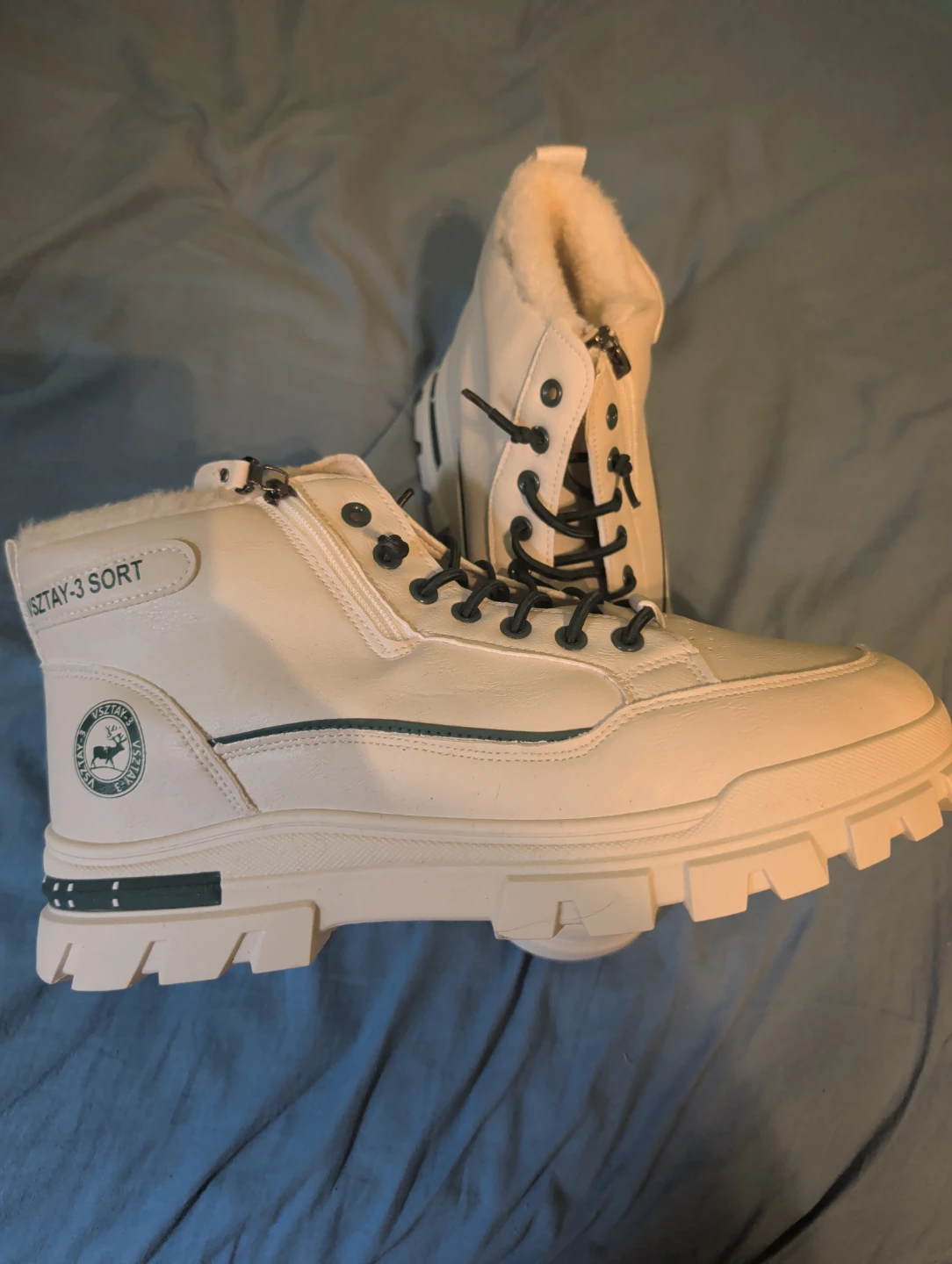 White Winter Boots Size 43 - photo 2