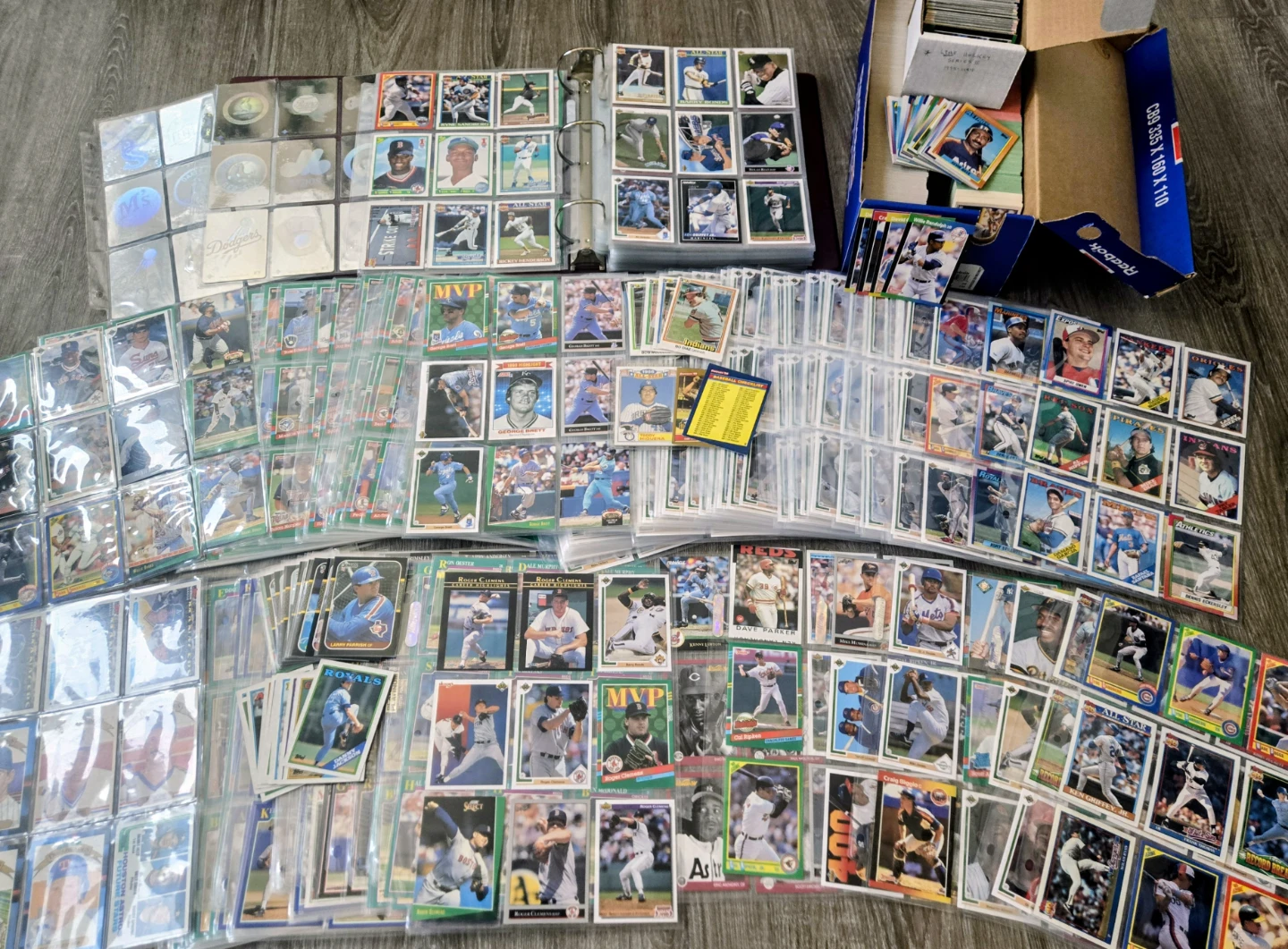 4000 Pristine Baseball Card Lot 1981-1993 Stars, Rookies