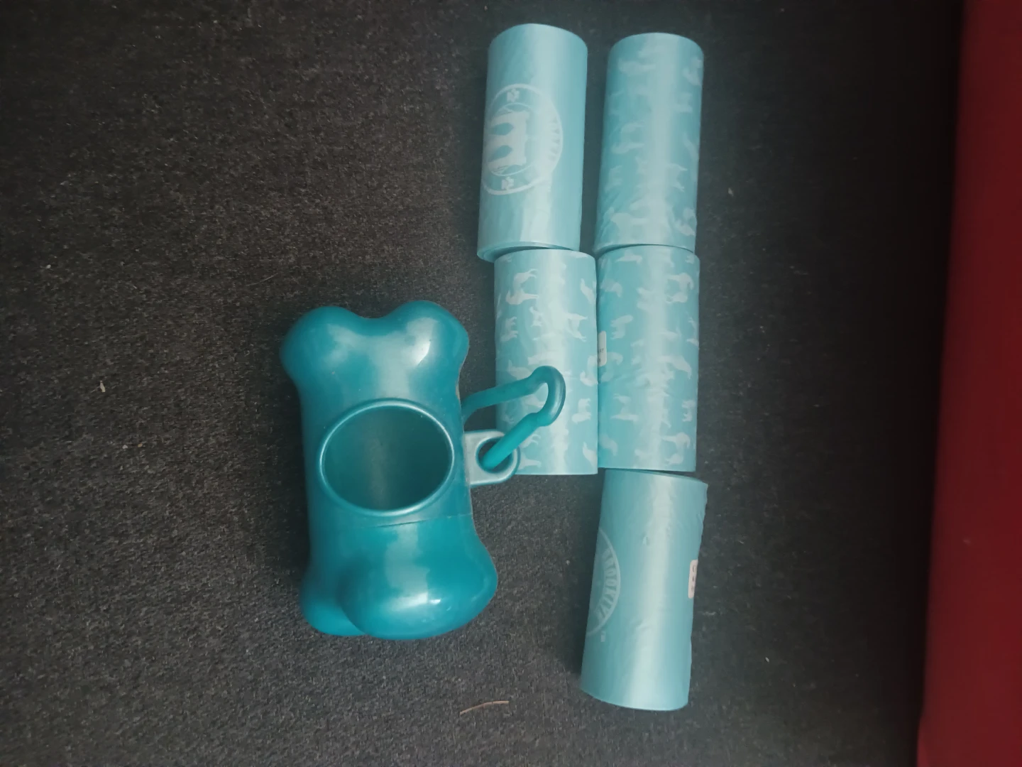 Dog Poop Bag Dispenser with 5 Rolls