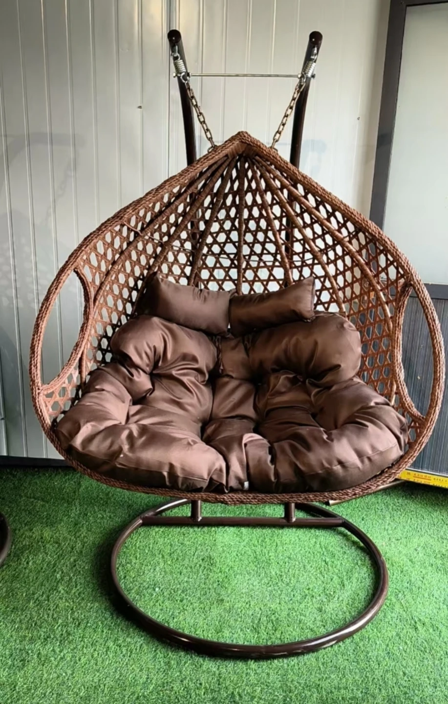 Wicker Hanging Egg Chair  ( stand or cushion not included)