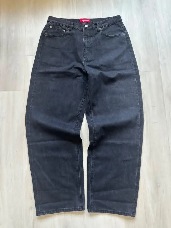 Supreme Denim Jeans - Black Size 32